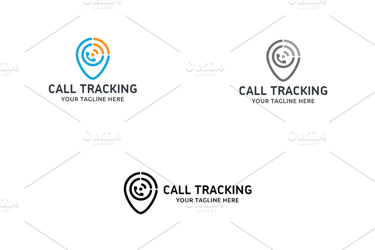 Call Tracking Logo, a Branding & Logo Template by Martin-Jamez (Photo 2 of 3)