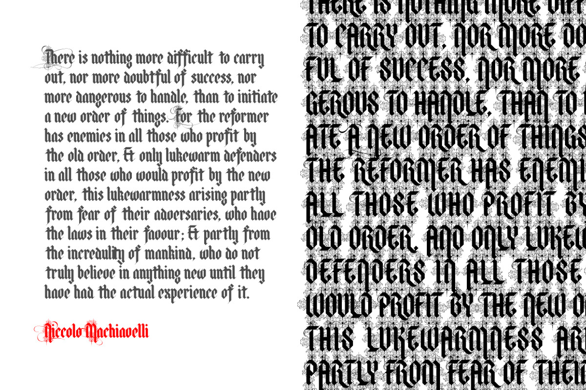 Halja, a Blackletter Font by Typogama (Photo 7 of 11)