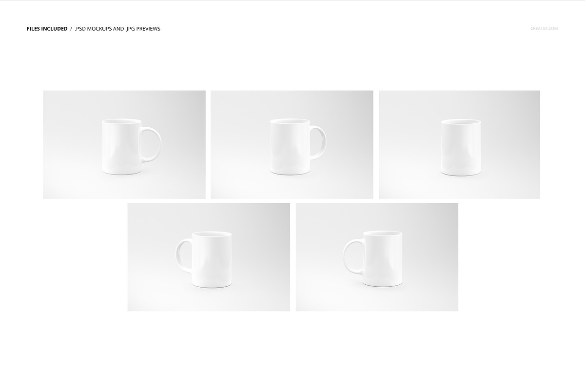 Sublimation Mug 2 Mockup Set, a Cups & Container Mockup by creatsy2 (Photo 2 of 12)