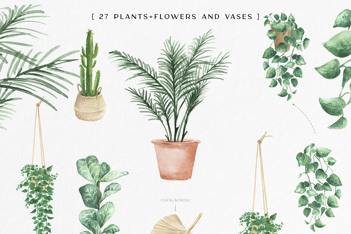 Watercolor Workspace Elements, a Decorative Illustration by beehouse studio (Photo 3 of 14)