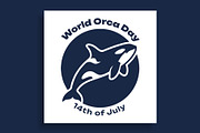 World Orca Day Banner Template, a Social Media Template by nandinigraphics (Thumbnail 2 of 4)