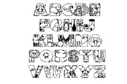 Animals, a Font by Dz Akali (Thumbnail 2 of 2)