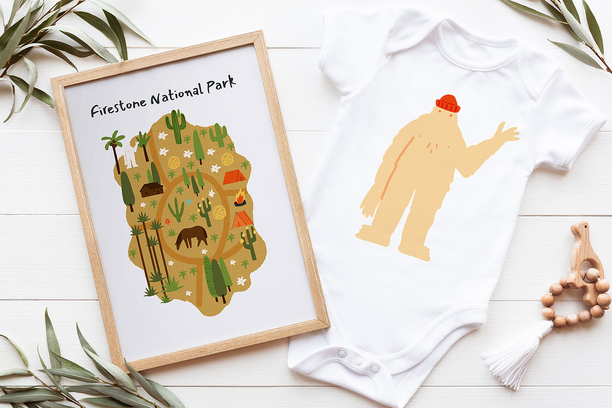 National Park & Camping MAP CREATOR, a Person Illustration by Paper Cherry (Photo 20 of 21)