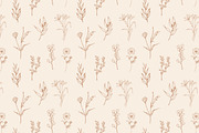 Hand drawn flowers set and seamless, a Decorative Illustration by Good Studio (Thumbnail 5 of 11)