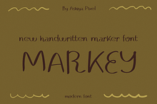 MARKEY | Handwritten Marker Font