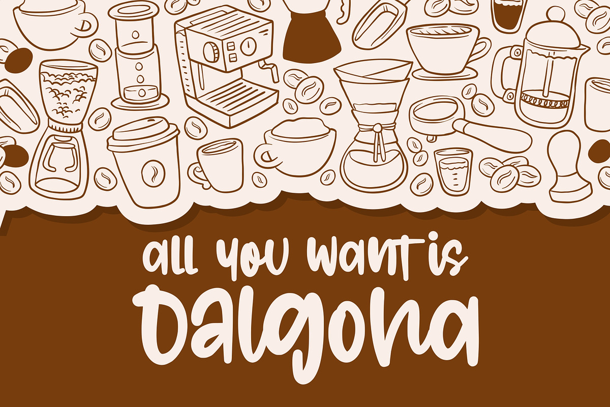 Dalgona - Quirky Font preview 3