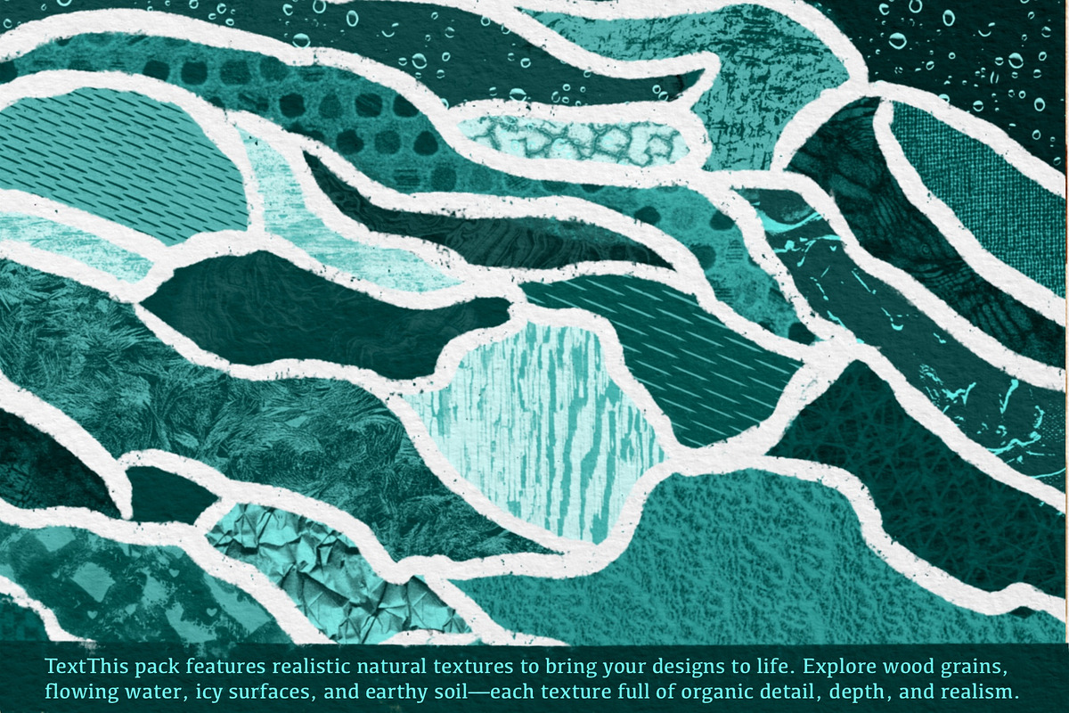 Realistic Nature Textures Brush Pack, a Brush Add-On by HabitusDesigns (Photo 2 of 7)