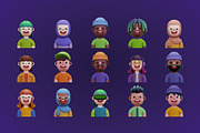 3D Happiness Avatar, a Characters & Person 3D Model by Rakata Studio (Thumbnail 3 of 6)