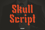 Skullscript, a Font by Pinisi ART (Thumbnail 1 of 10)