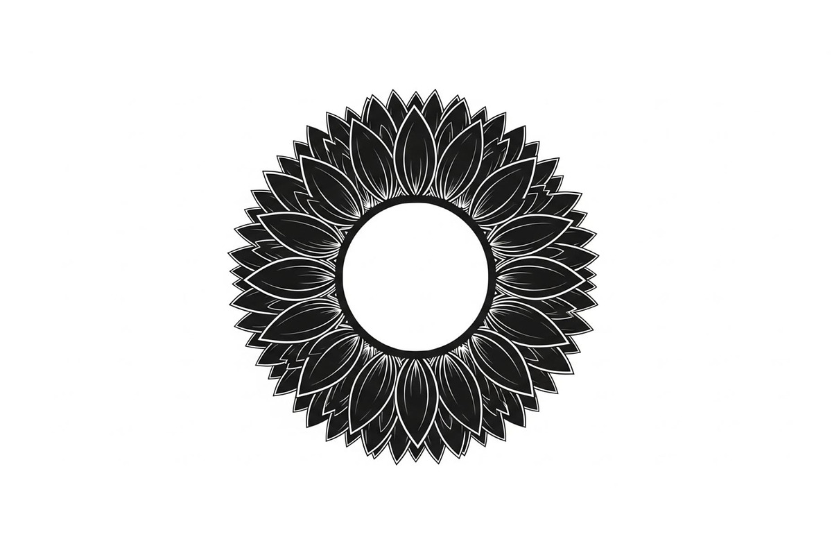 Floral Mandala Circle Frame Bundle, an Illustration by Gaye Art (Photo 44 of 51)