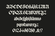 ED Bathurst - Blackletter Typeface, a Blackletter Font by Emyself Design (Thumbnail 3 of 10)