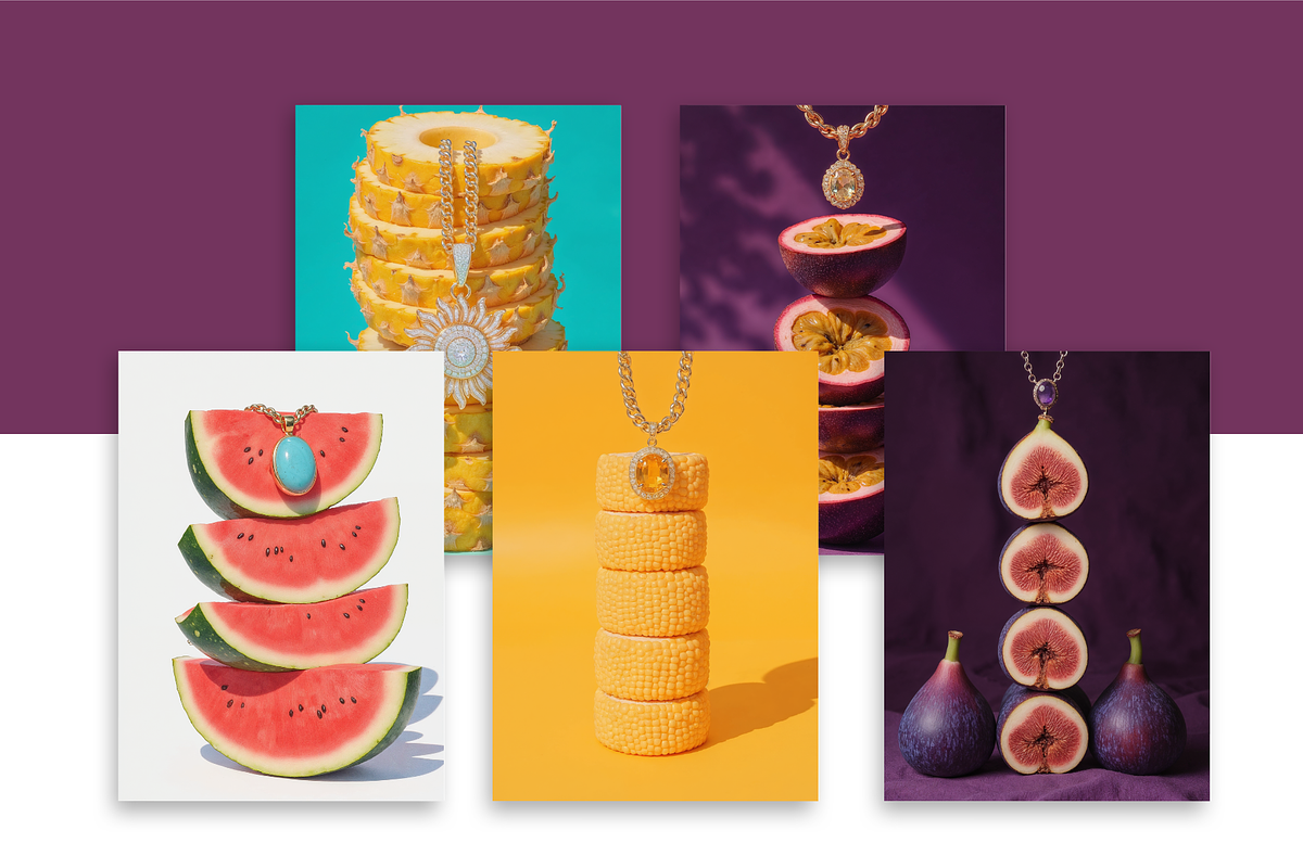 Fruit Jewelry Editorial Art, an Object Graphic by Jakayla Digital Co (Photo 3 of 10)