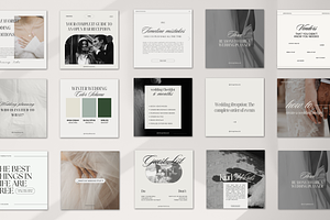 Instagram Templates For Wedding Pros