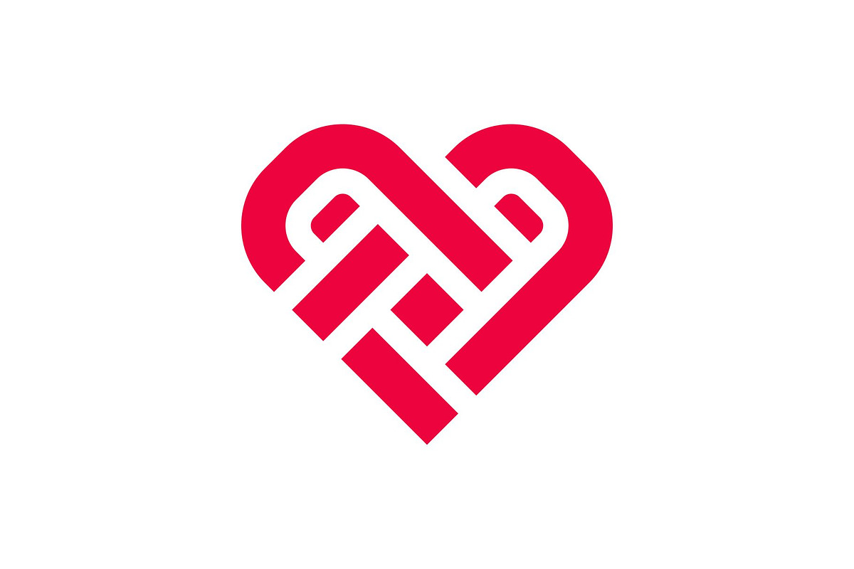 Love Heart Lines Logo, a Branding & Logo Template by Buqancreative (Photo 3 of 4)