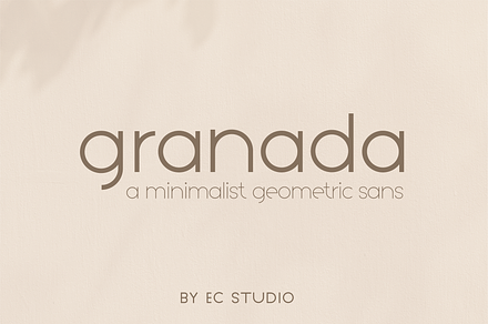 Granada - Geometric Sans Family