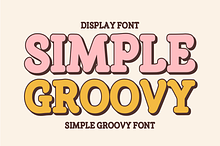 Simple Groovy – Retro Display Font