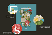 Flowers And Type, a Layer Style Add-On by Timberline Co (Thumbnail 6 of 8)
