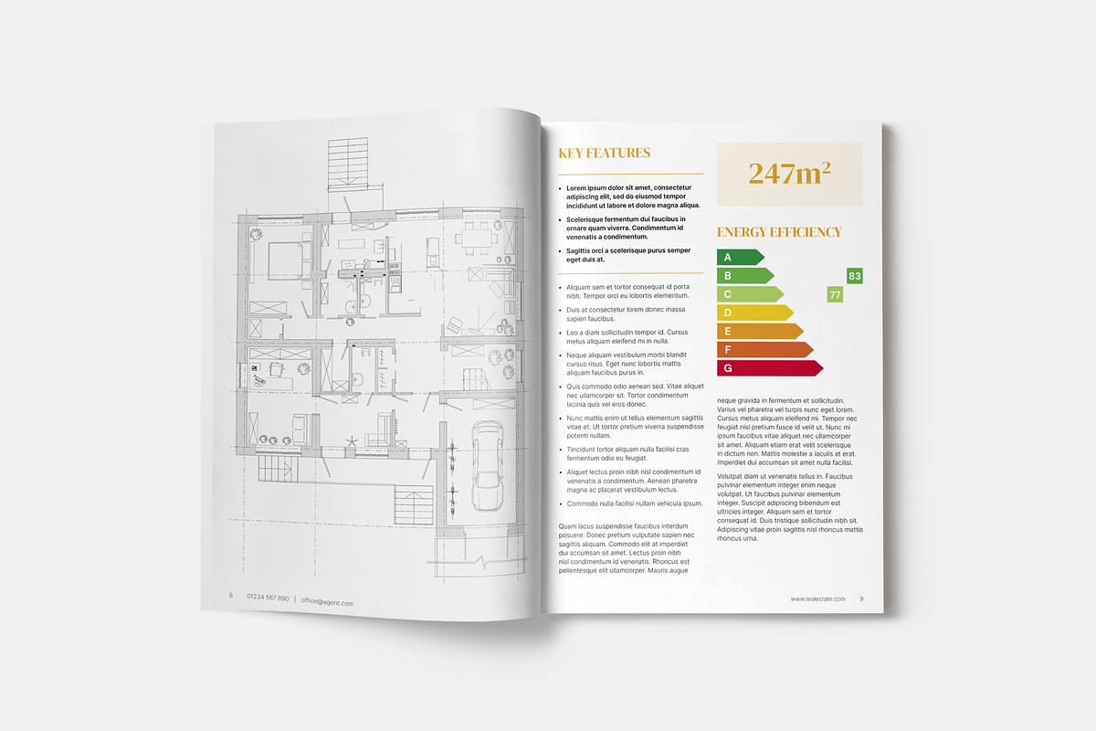 Real Estate Portrait Luxury Brochure, a Brochure Template by SonaGeciova (Photo 6 of 16)