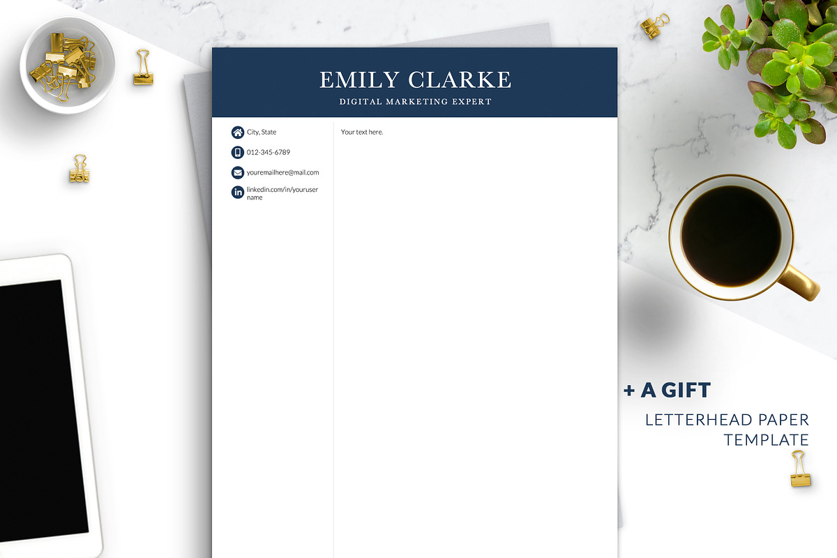 Modern Resume Template CV Word, a Resume Template by BestResumes.Co (Photo 5 of 7)