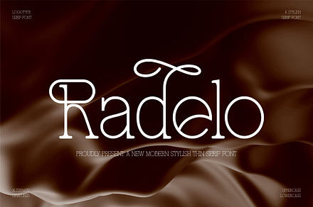 Radelo || Modern Stylish Thin Serif