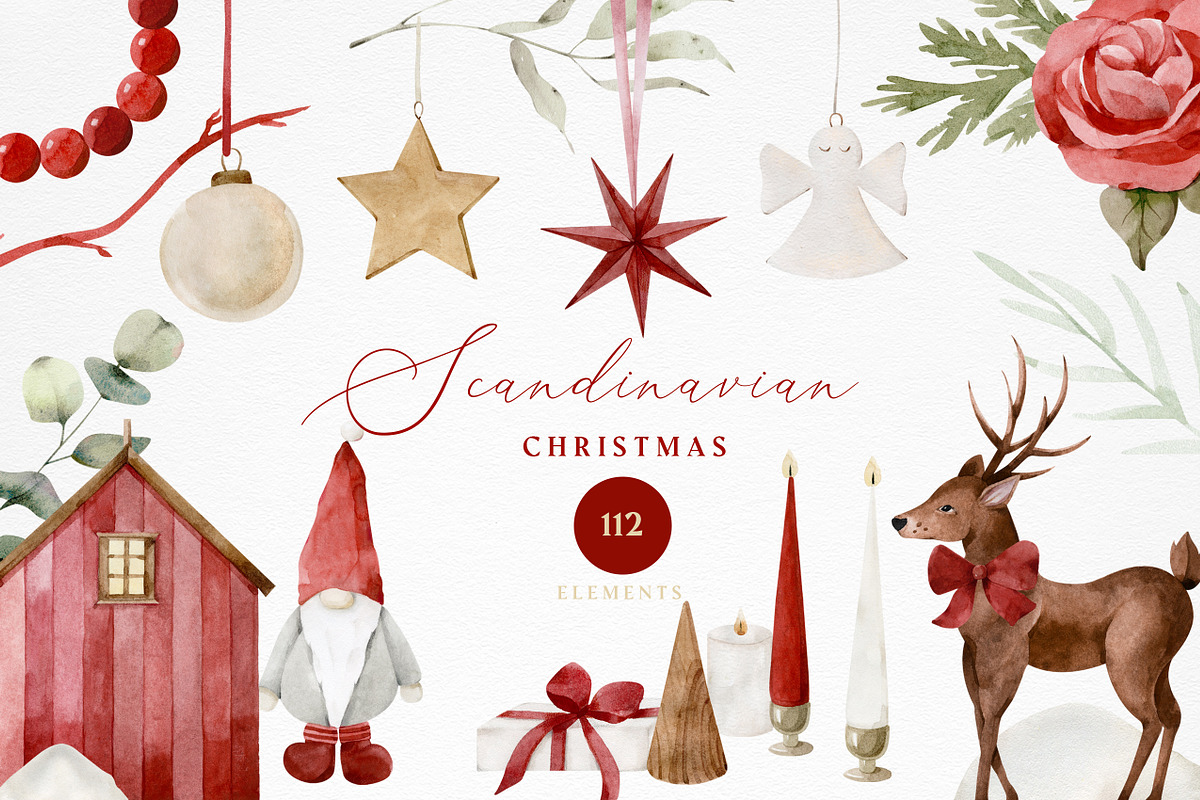 Scandi Christmas, an Illustration by nathalieclaire (Photo 1 of 11)