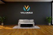 PSD Modern Office Wall Logo Mockup, a Product Mockup by Ayy (Thumbnail 7 of 23)