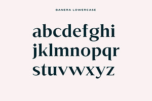 Banera Display Font