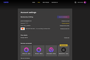 Flixster streaming service web kit, an UI Kit Template by SPACECAKE (Thumbnail 11 of 15)