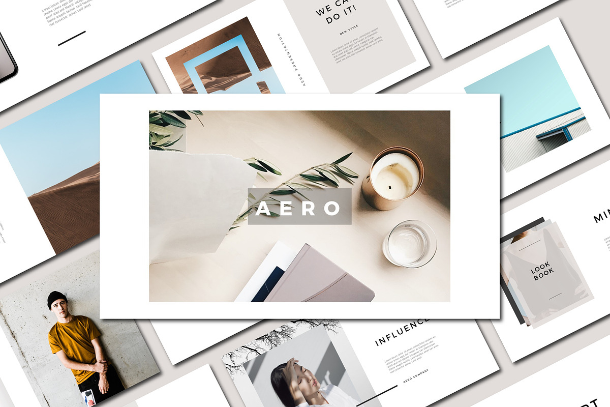 Aero - Powerpoint Template, a Presentation Template by Collaborg Studio (Photo 1 of 6)