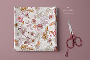 Watercolor Roses Pattern, a Pattern Graphic by Webvilla Studio (Thumbnail 5 of 7)