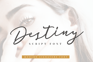 Destiny Signature Font