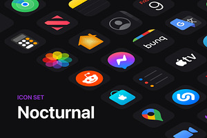 Nocturnal Icon Pack for iOS