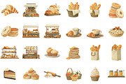 Market & Bakery Clipart Bundle, an Illustration by Sublimation Artist (Thumbnail 2 of 6)