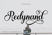 Redynand script, a Script Font by Strong.co (Thumbnail 1 of 8)
