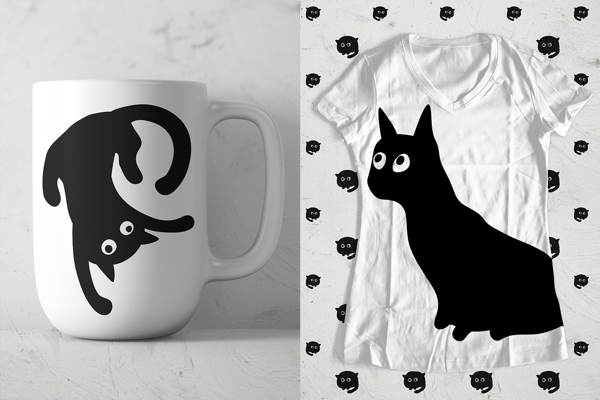 Black cats are fun!, an Animal Illustration by pineart (Photo 5 of 6)
