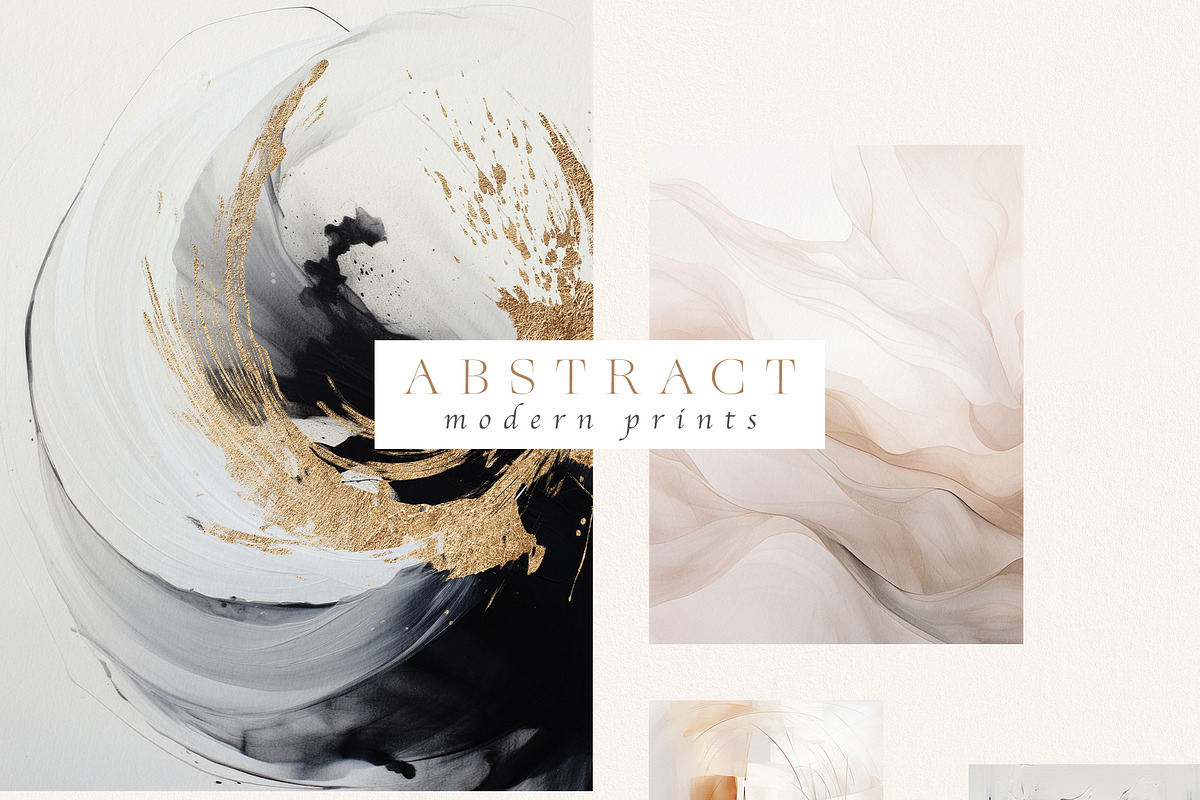 Abstract Modern Prints Wall Art Set, a Background Graphic by Veris Studio (Photo 4 of 11)