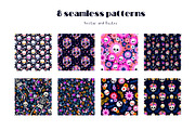 Spooky Flowers Collection, a Pattern Graphic by Zim Varezhkin (Thumbnail 2 of 7)