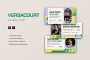 Versacourt - Facebook Post, a Social Media Template by StreaksideStd (Thumbnail 1 of 3)