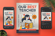 World Teacher's Day Flyer, a Flyer Template by Annora Studio (Thumbnail 3 of 4)