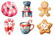 Kawaii Christmas Cuties Set, an Illustration by Daily.Designs (Thumbnail 5 of 5)