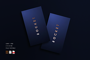5 in 1 Vertical Luxury Business Card, a Business Card Template by Ctrl space studio (Thumbnail 5 of 6)