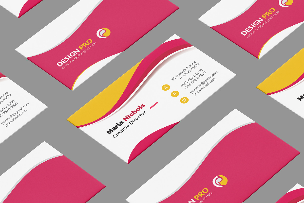 Colors Business Card, a Business Card Template by ZAAS (Photo 5 of 5)