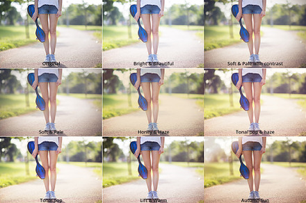 Cross processing actions