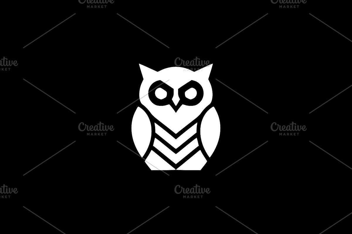 Owl Knowledge Silhouette Vector, an Animal Illustration by Vectorium Studio (Photo 2 of 4)