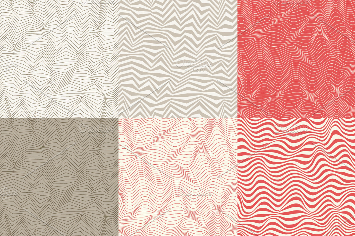 Line and Wave Patterns, a Pattern Graphic by Magnia (Photo 3 of 3)