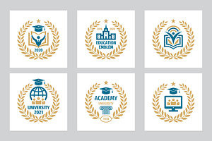 Education University Emblem Logo