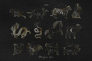 Zodiac Collection, an Animal Illustration by PatrushevaYana (Thumbnail 16 of 21)
