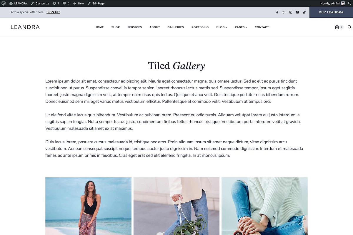 Leandra - WordPress Kadence Theme, a WordPress Template by StylishDesignMe (Photo 11 of 12)