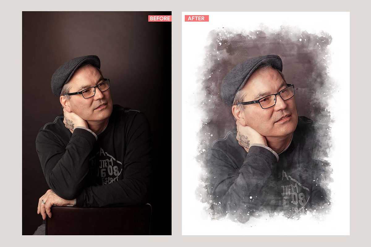 Pure Watercolor Photoshop Action, an Action Add-On by MRI STUDIO (Photo 13 of 15)