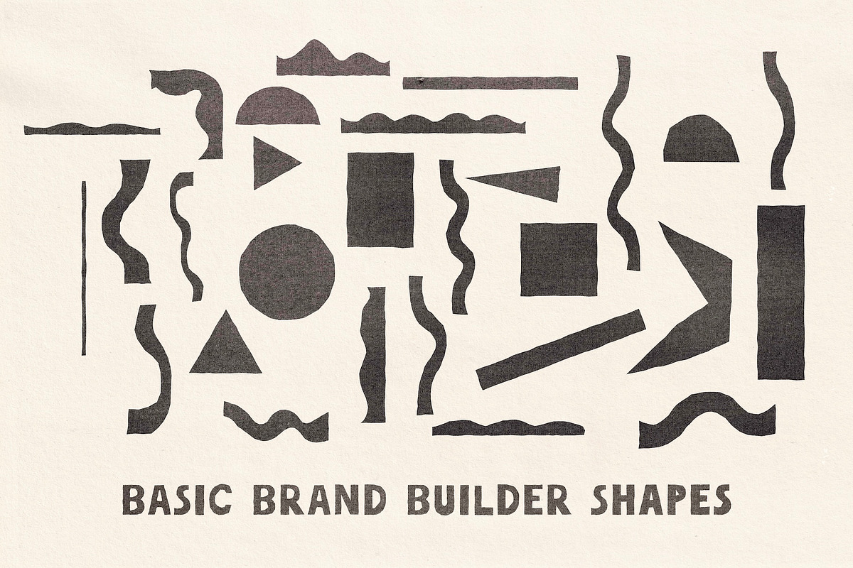 Woodcut Shapes – Illustration Kit, a Decorative Illustration by Madeline ODonoghue Design (Photo 2 of 6)